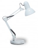 RABALUX 4211  lampka biurkowa Samson biała E27/60W lub led